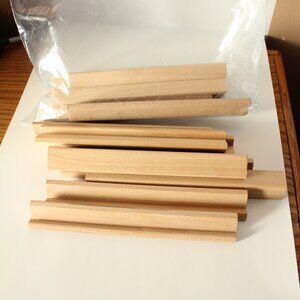 Scrabble Game Wood Racks Lot of 16 Modern
